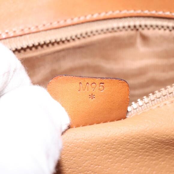 CELINE Macadam Canvas Shoulder Bag Pvc Leather Brown Gold - Picture 13 of 13